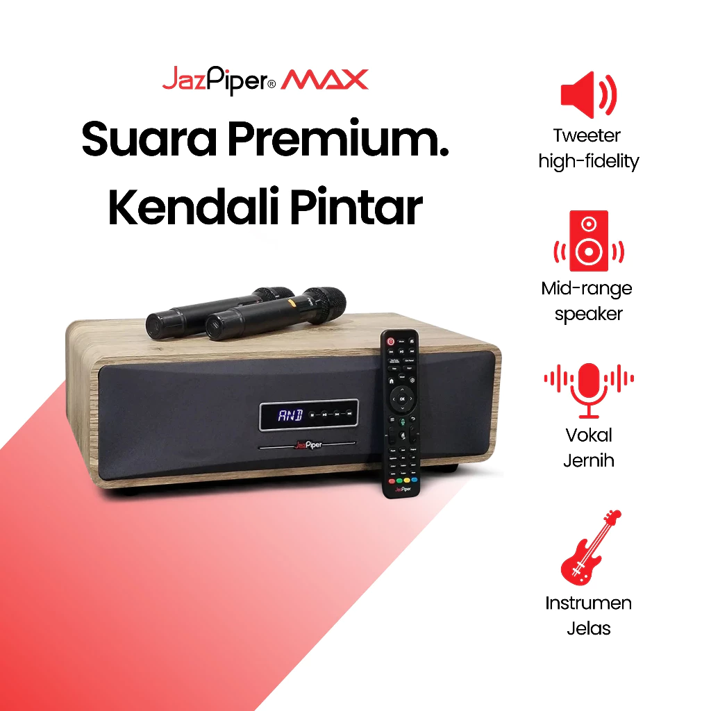 JazPiper MAX untuk home entertainment keluarga JazPiper MAX untuk home entertainment keluarga