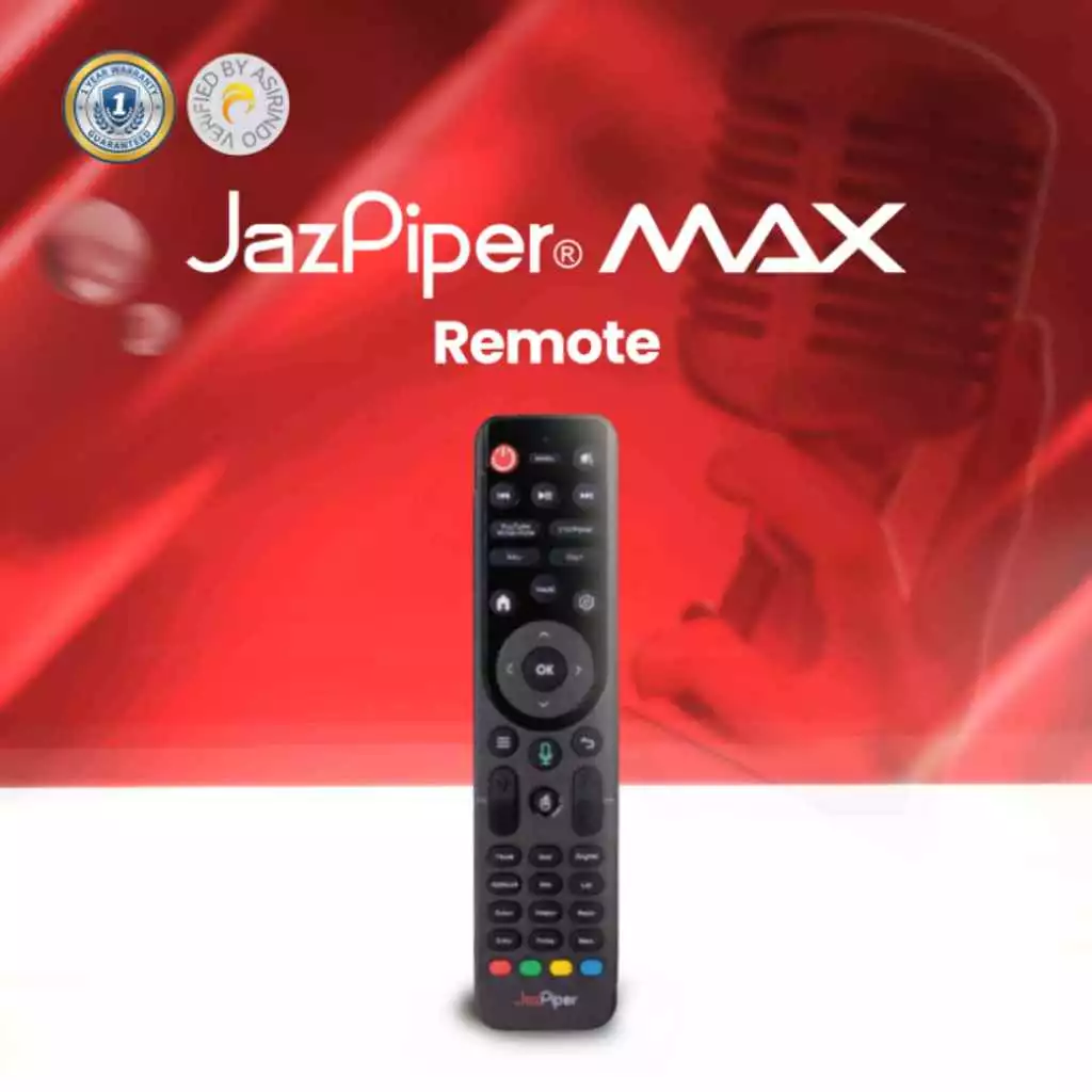 Remote control original JazPiper MAX untuk perangkat home karaoke MAX
