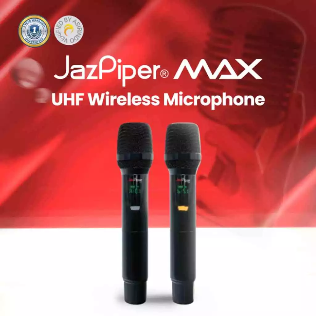 Mic wireless JazPiper untuk karaoke keluarga Mic wireless JazPiper untuk karaoke keluarga